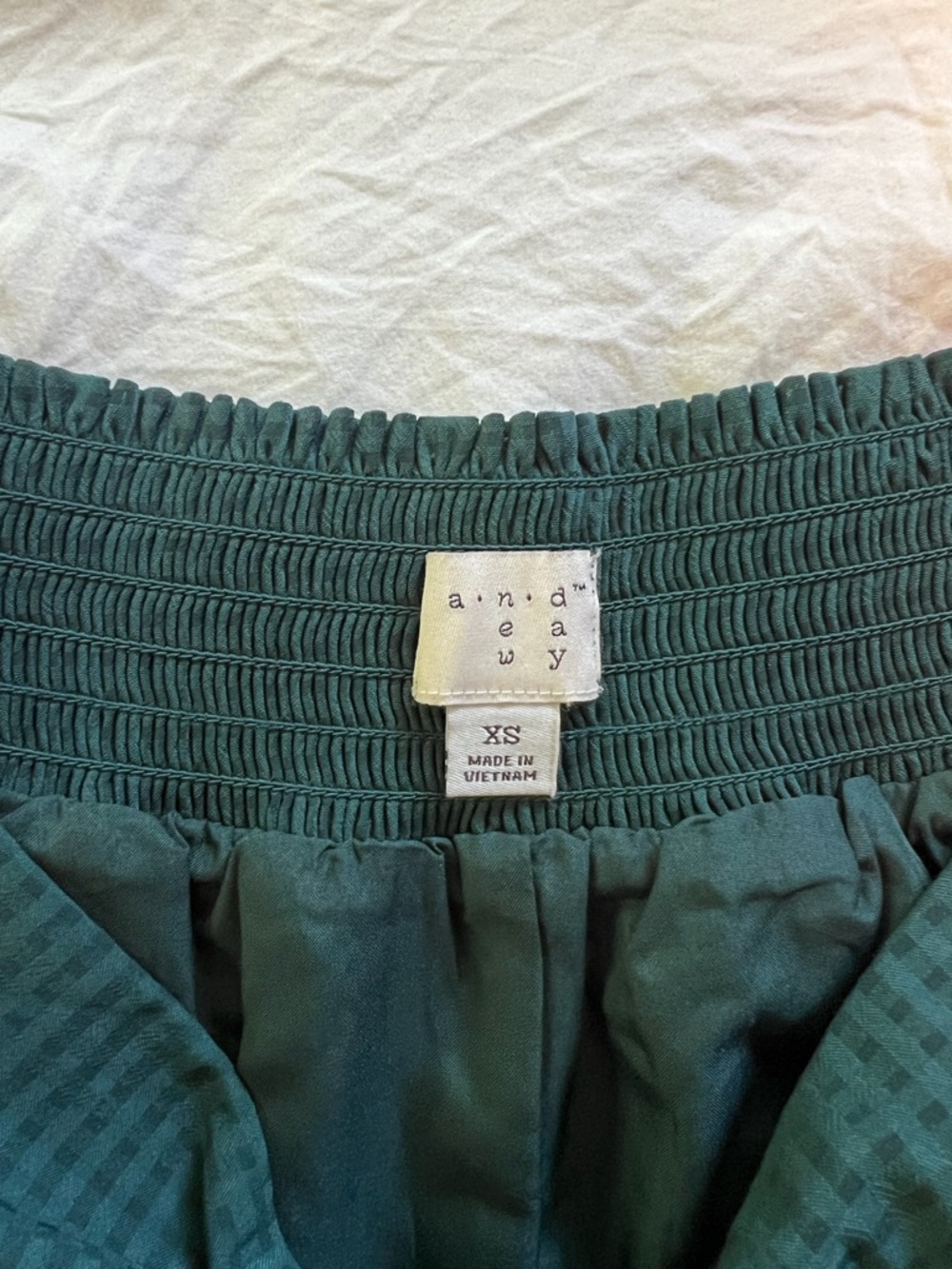 a new day Green Gingham Skater Skirt - Picture 4 of 4